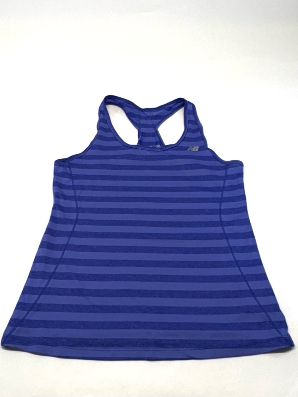 New Balance Purple Striped Racerback Workout Tank Top - Size M